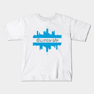 Chicago Skyline - Glitchup Kids T-Shirt